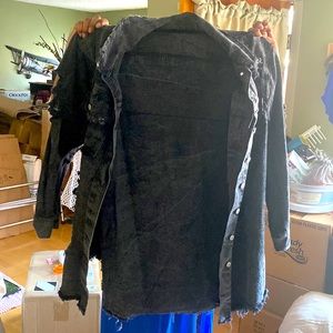 Black jacket long